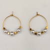 Boucles d’oreilles Éclat d’ivoire - L’éclat pur d’un rivage sacré.