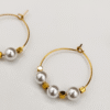 Boucles d’oreilles Éclat d’ivoire - L’éclat pur d’un rivage sacré.