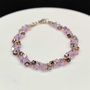 Bracelet Les pensées de Lila – Douceur florale, éclat discret
