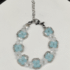 Bracelet de Glace – Cristaux givrés, élégance givrée