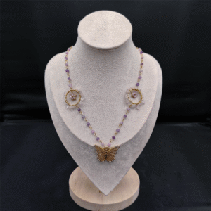 Collier Papillon – Légèreté céleste, énergie minérale