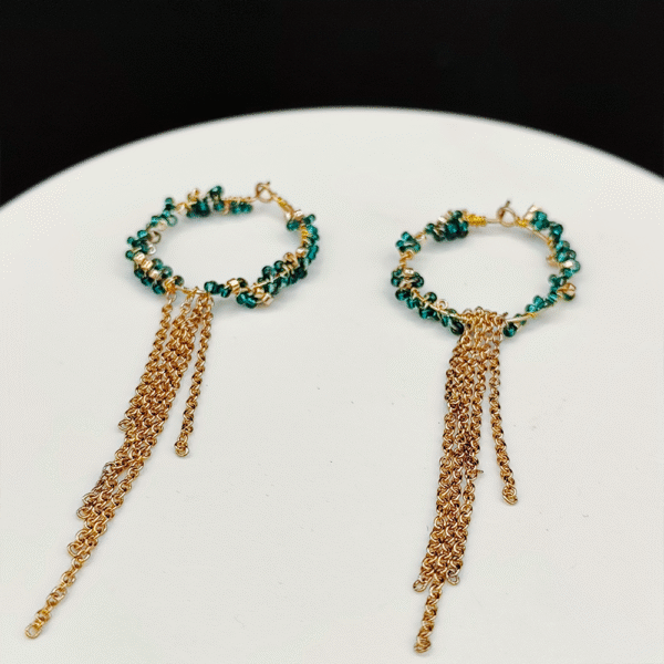Boucles d'oreilles Lierre d'Or – Un bijou qui mêle nature et éclat