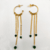 Boucles d’oreilles Élixir d’Émeraude - Un éclat de nature, une force ancestrale