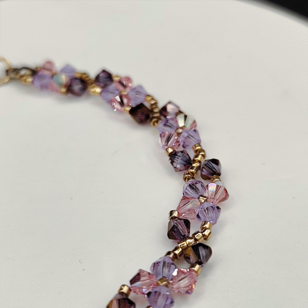 Bracelet Les pensées de Lila – Douceur florale, éclat discret