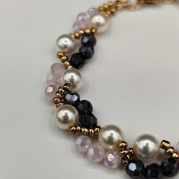 Bracelet Lilas – Fraîcheur nacrée et éclats bohèmes
