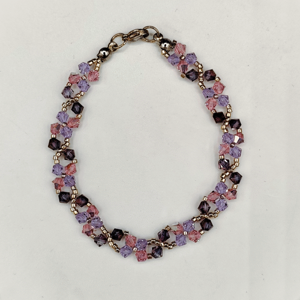 Bracelet Les pensées de Lila – Douceur florale, éclat discret