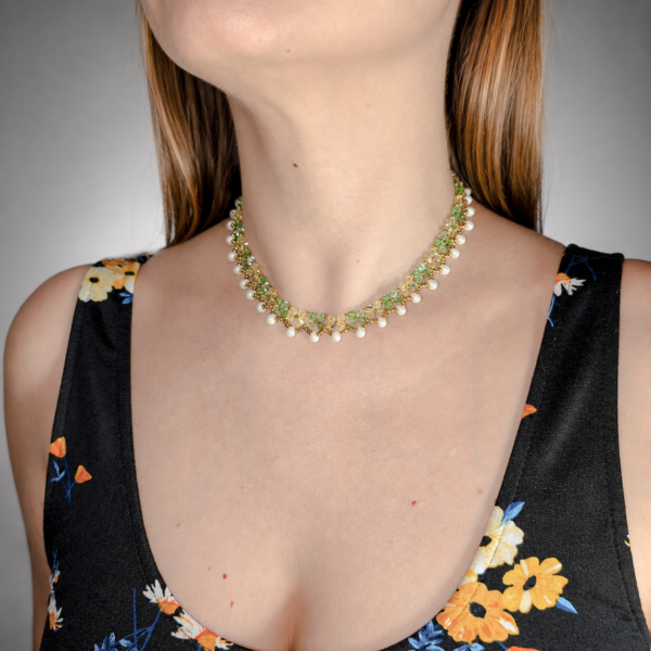 18 Collier femme Jonquille