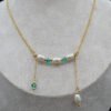 001F Collier le lagon bleu pendentif