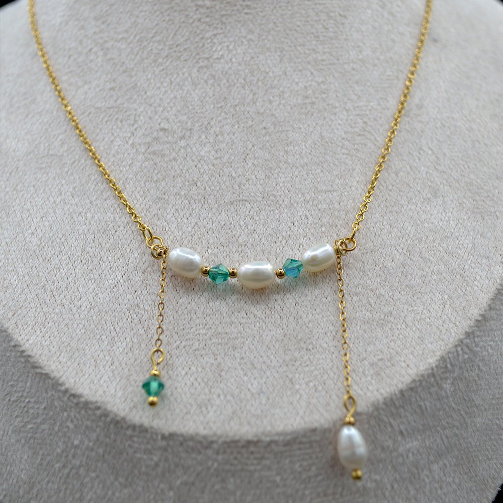 Collier le lagon bleu pendentif