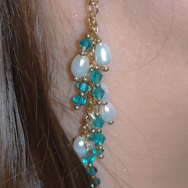 Boucles d'oreilles le lagon bleu