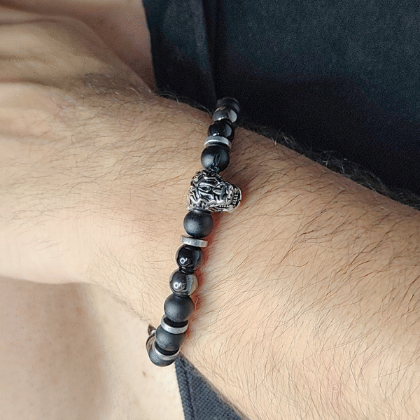 001 bracelet tête de tigre