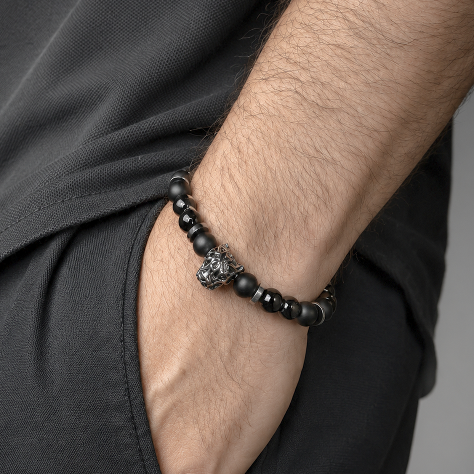 bracelet tête de tigre