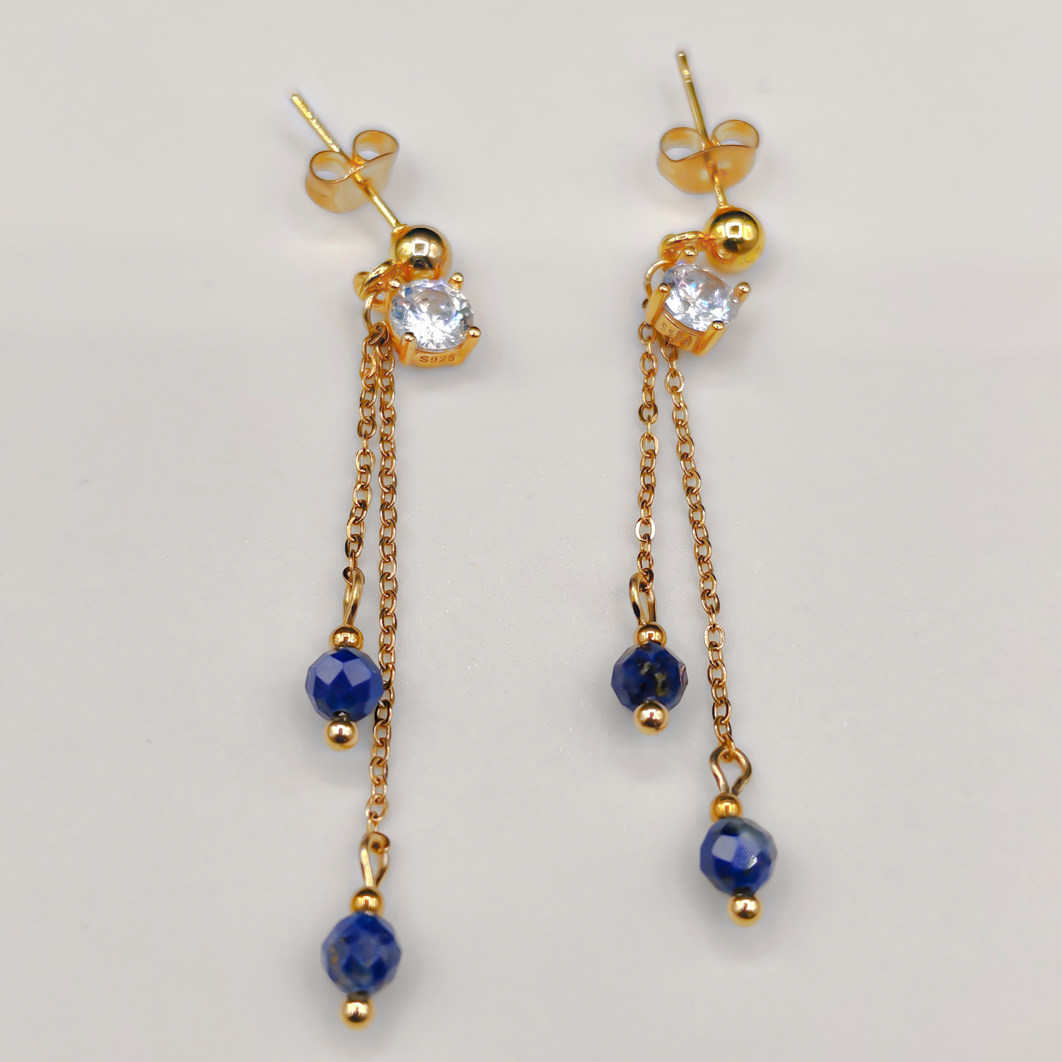 Boucles d’oreilles Lueur d’Azur