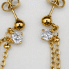 002 Boucles d'oreilles " Grenat "