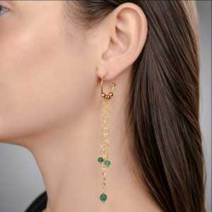 Boucles d’oreilles Élixir d’Émeraude