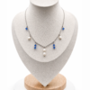 Collier Lagon Bleu Argenté