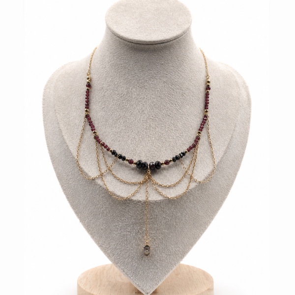 Collier Coquelicot Long