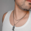 colliercathomme Collier Courage d'acier